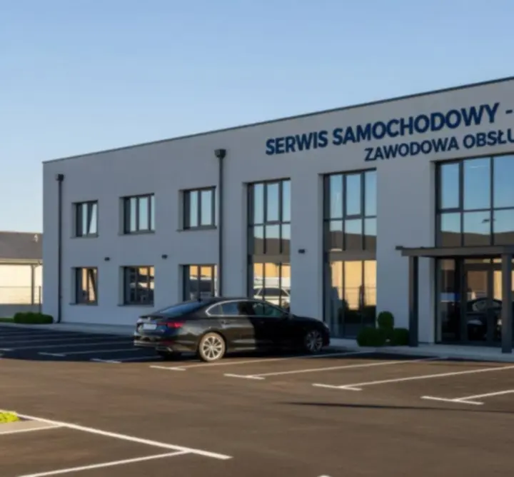 Warsztat samochodowy FKW KRZYSZTOF WĘDRYCHOWSKI z zewnątrz